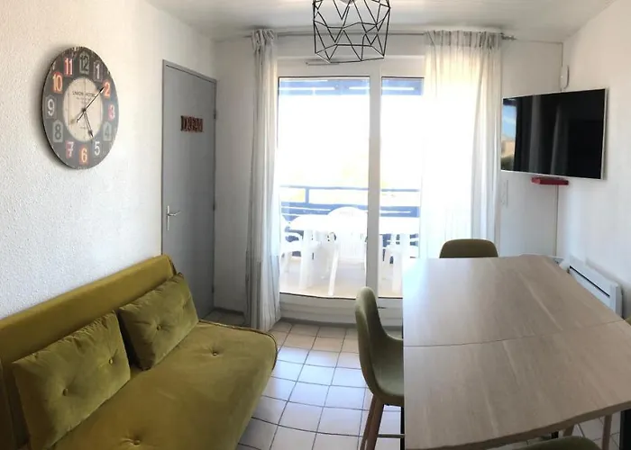 Climatise Avec Piscine & Bleu Marine Διαμέρισμα Lacanau